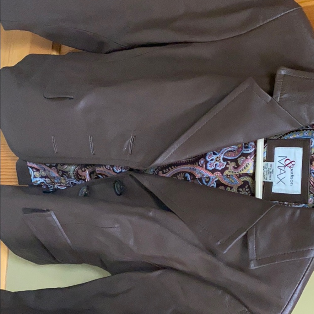 Madison & Max Leather Jacket
